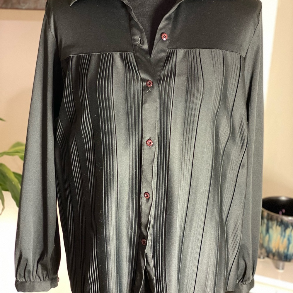 Miss Dior- Christian Dior- Vintage pleated blouse